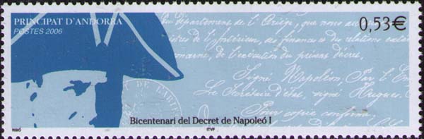 Napoleon, Decret about Andorra