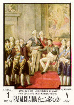 Napoleon establishes the constitution of the Duchy of Warsaw