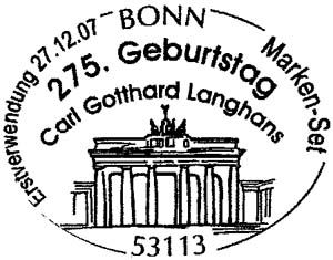 Bonn. Brandenburg Gate