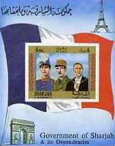 De Gaulle and Arc de Triumphe