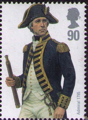 Royal Navy Admiral, 1795