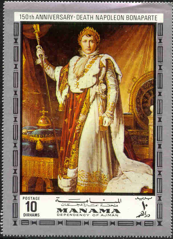 Napoleon in coronation robes