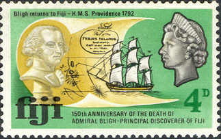 Admiral Bligh, HMS Providence and Old Map
