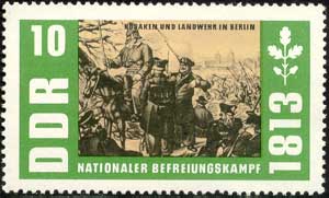 Cossacks and German soldiers in Berlin
