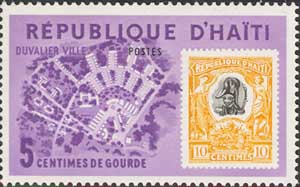 Stamp with Dessalines