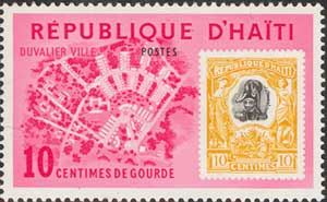 Stamp with Dessalines