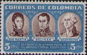 San Martin, Bolivar and Washington