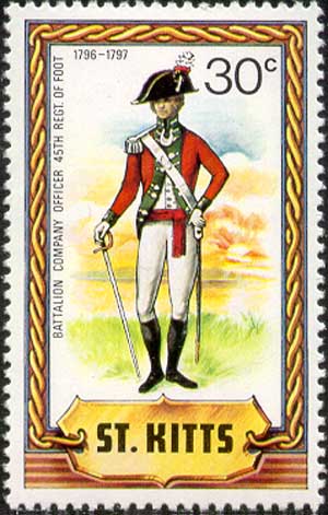 Battalion Company Officer, 45th Regt, 1796/1797