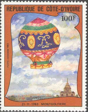 Montgolfier over Dome des Invalides