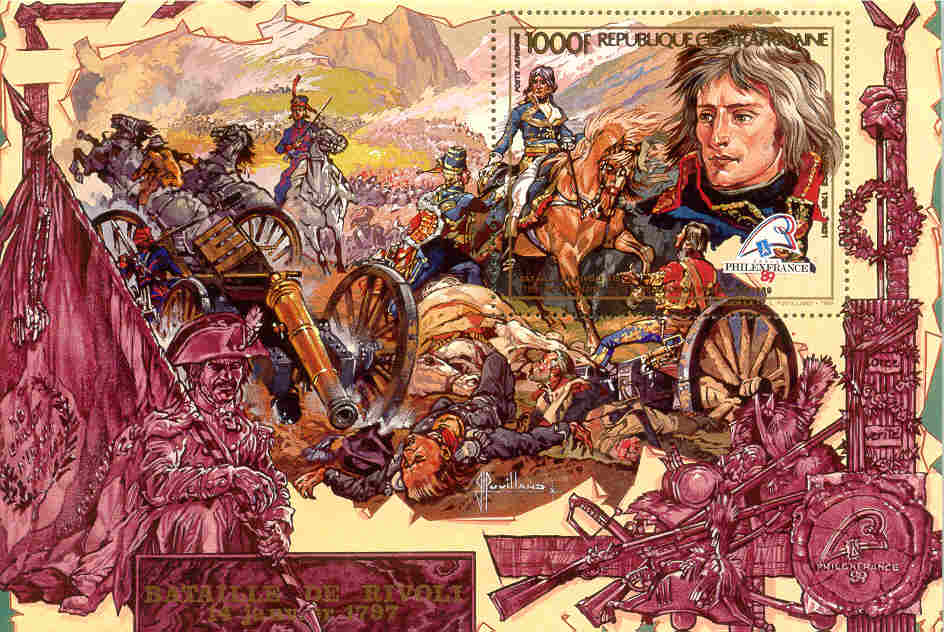 Napoleon at the Battle of Rivoli