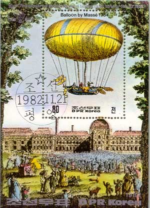 Montgolfier over Louvre