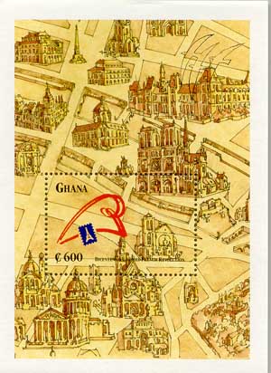 Street plan of Paris, 1789