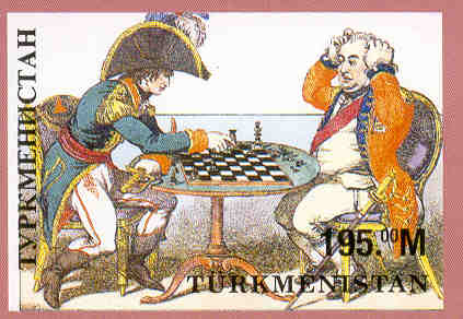 Napoleon playing chess