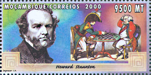 Howard Staunton; Napoleon playing chess