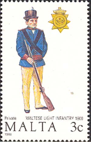 Light Infantry private, 1800