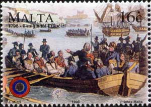 French Landing at Malta