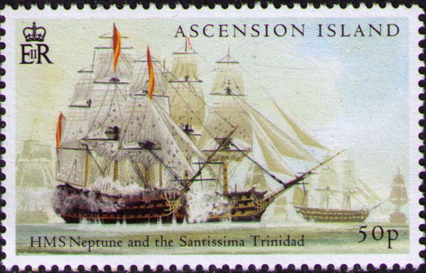 HMS «Neptune» and «Santissima Trinidad»