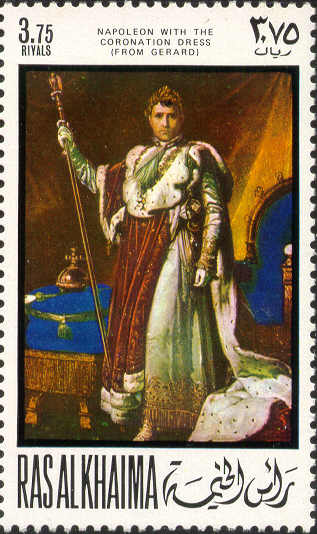 Napoleon in coronatian robes