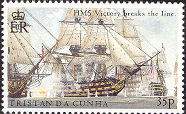 HMS «Victory» breaks the line