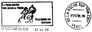 La Roche Sur Yon. Napoleon on horse