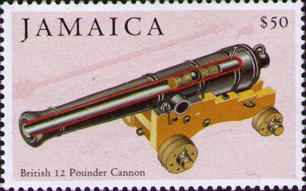 British 12 pounder cannon