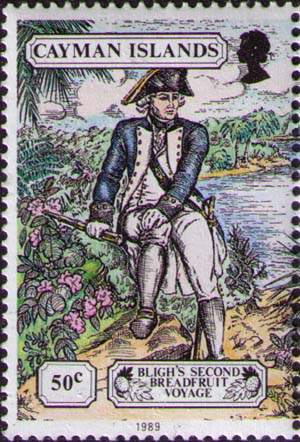 Captain Bligh ashore in West Indies