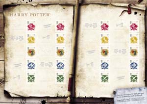 Crests of Hogwarts School and its Four Houses