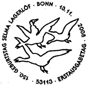 Bonn. Nils on a goose
