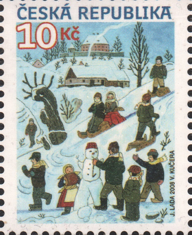 Children in winter (J. Lada)