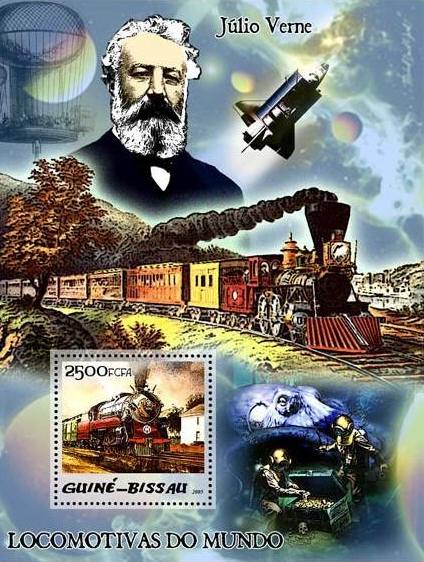 Jules Verne, trains