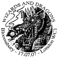 Bloomsbury, London WC1. Wizards and Dragons