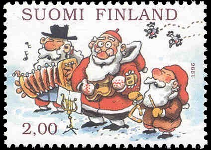 Father Christmas and Musicians