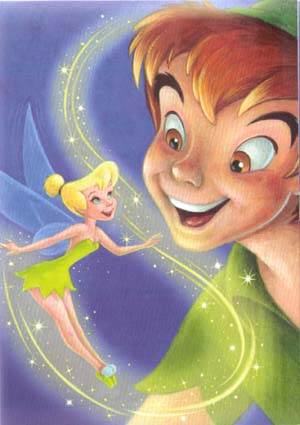 Peter Pan and Tinker Bell