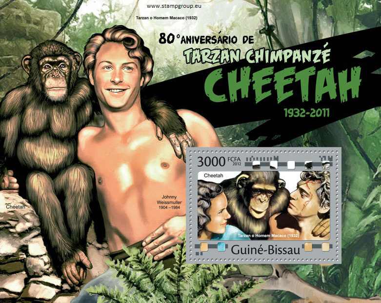 Cheetah the chimpanzee, Tarzan and Jane