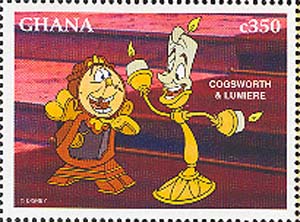 Cogsworth and Lumiere