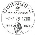 Odense. Andersen's portrait