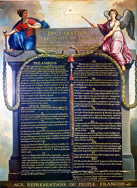 Adoption of the Declaration of the Rights of Man and of the Citizen