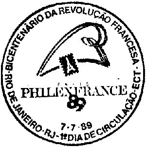 Rio de Janeiro. PHILEXFRANCE'89