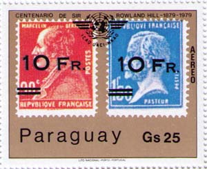 Stamp with Pasteur