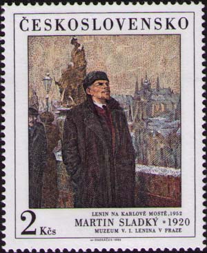 «Lenin on Charles bridge» (Martin Sladky)