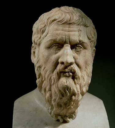 Plato (&#928;&#955;&#940;&#964;&#969;&#957;) (427?–347 B.C.)