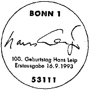 Bonn. Hans Leip