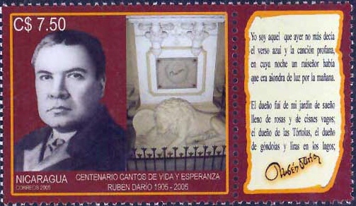Ruben Dario and his tomb