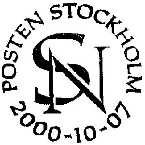 Stockholm. Initials of Nelly Sachs