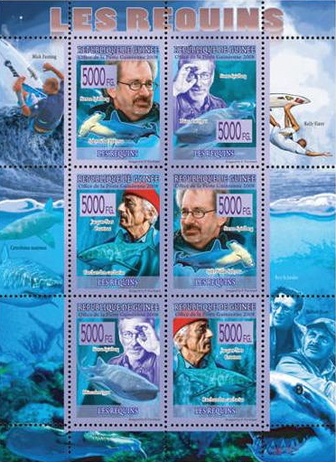 Jacques-Ives  Cousteau, Stiven  Spielberg, Sharks