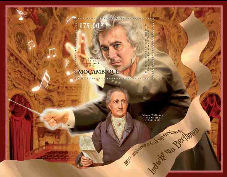 Goethe and Gary Oldman as Beethoven