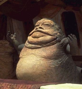 Jabba was originally portrayed