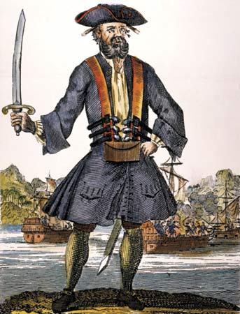 Teach Edward, better known as Blackbeard (c. 1680—1718)