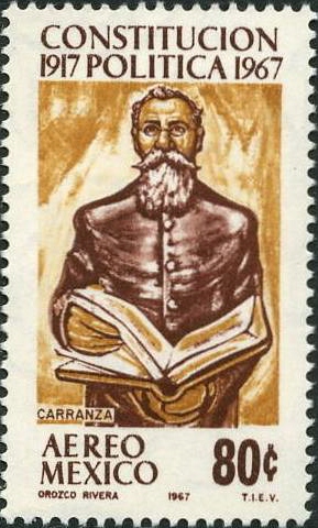 Portrait of Carranza (by Siqueiros)