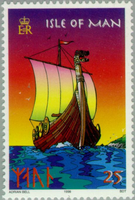 Viking Longship at Sea